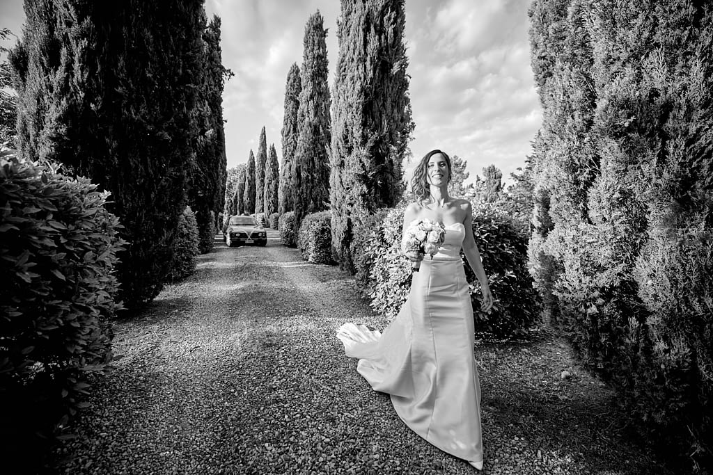Matrimonio Toscana Primo Piano Colle